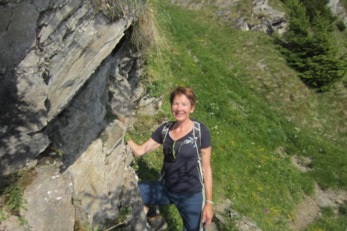 Wanderleiterin Gabi Sieva