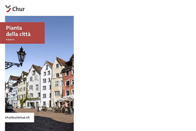 Stadtplan Chur Titelbild Italienisch (©Chur Tourismus) Stadtplan Chur Titelbild Italienisch