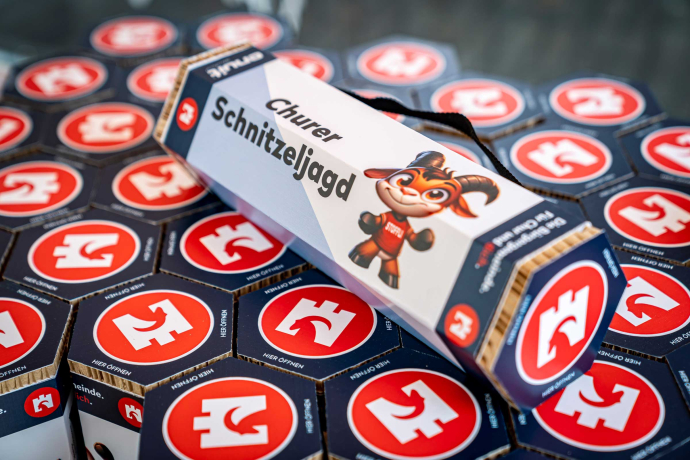 Köcher für Schnitzeljagd