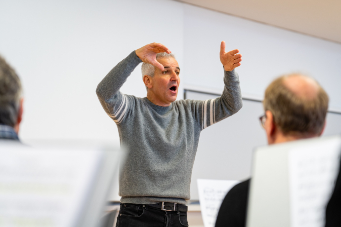 Singworkshop Chorprobe Christian Klucker