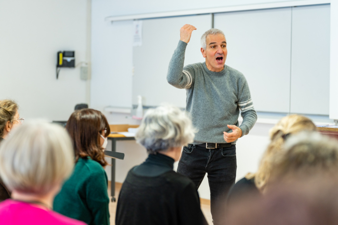 Singworkshop Chorprobe Christian Klucker