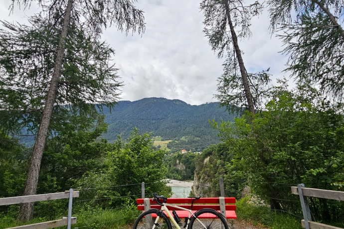 Aussicht auf dem Rhein - Polenweg