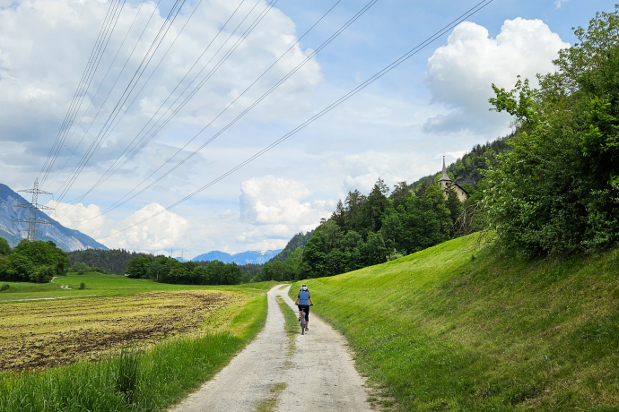 Biken auf dem Polenweg