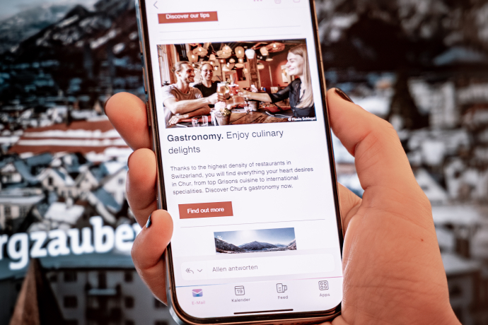 Newsletter abonnieren Chur Tourismus
