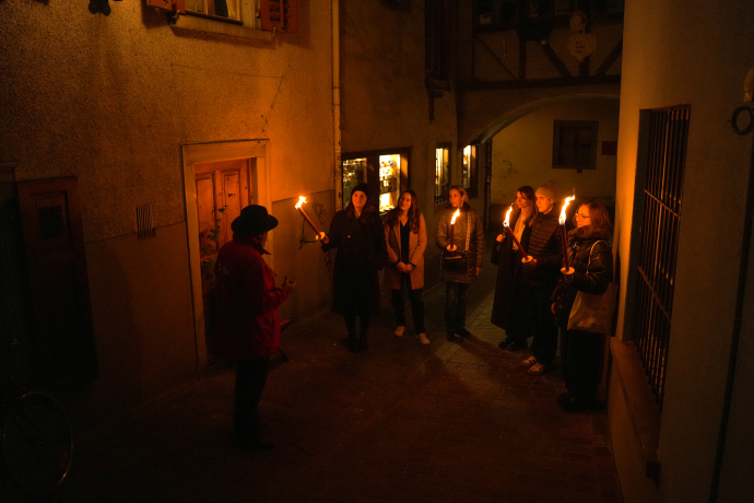 Silvesterführung mit Fakeln durch die Gassen der Churer Altstadt
