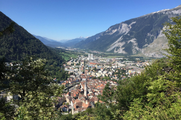 Panorama Alpenstadt Chur, Graubünden
