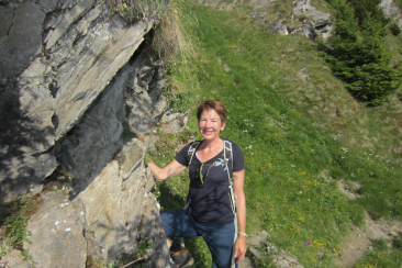 Wanderleiterin Gabi Sieva