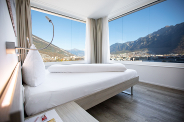 Hotelzimmer mit Aussicht über die Stadt Chur-Mercure Chur City West